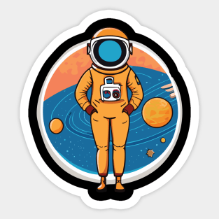Space design Sticker